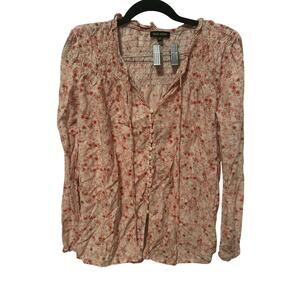 Dear John Floral Long Sleeve Blouse XS